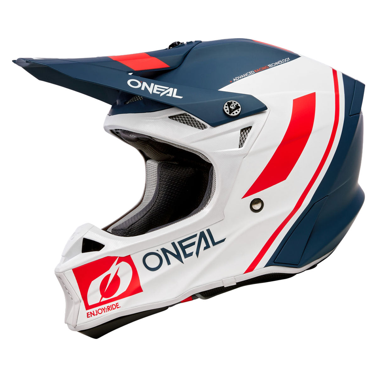 O'Neal 10 Series Hyperlite Helmet Flow V.23 - Blue/White/Red