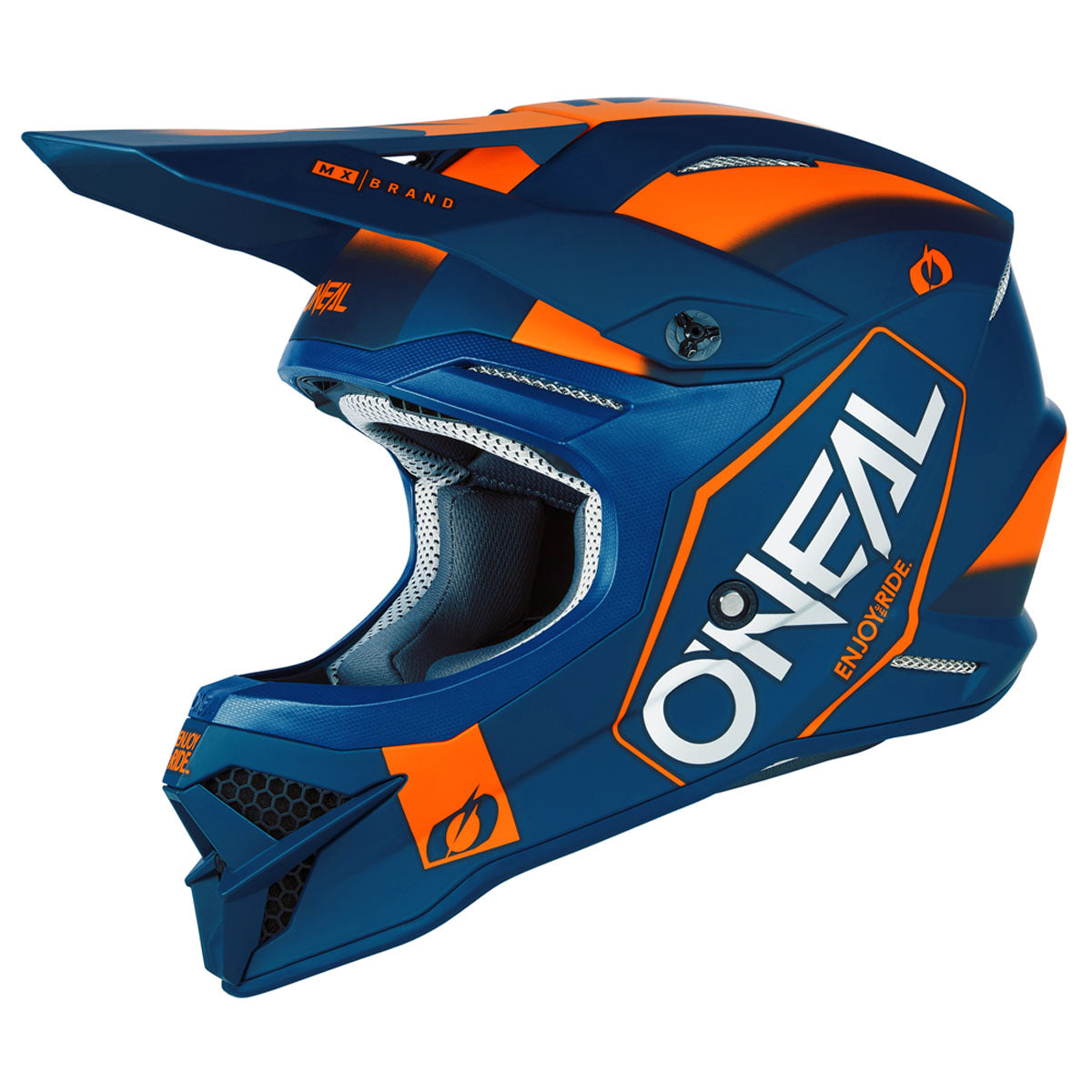 O'Neal 3 Series Helmet Hexx V.23 - Blue/Orange