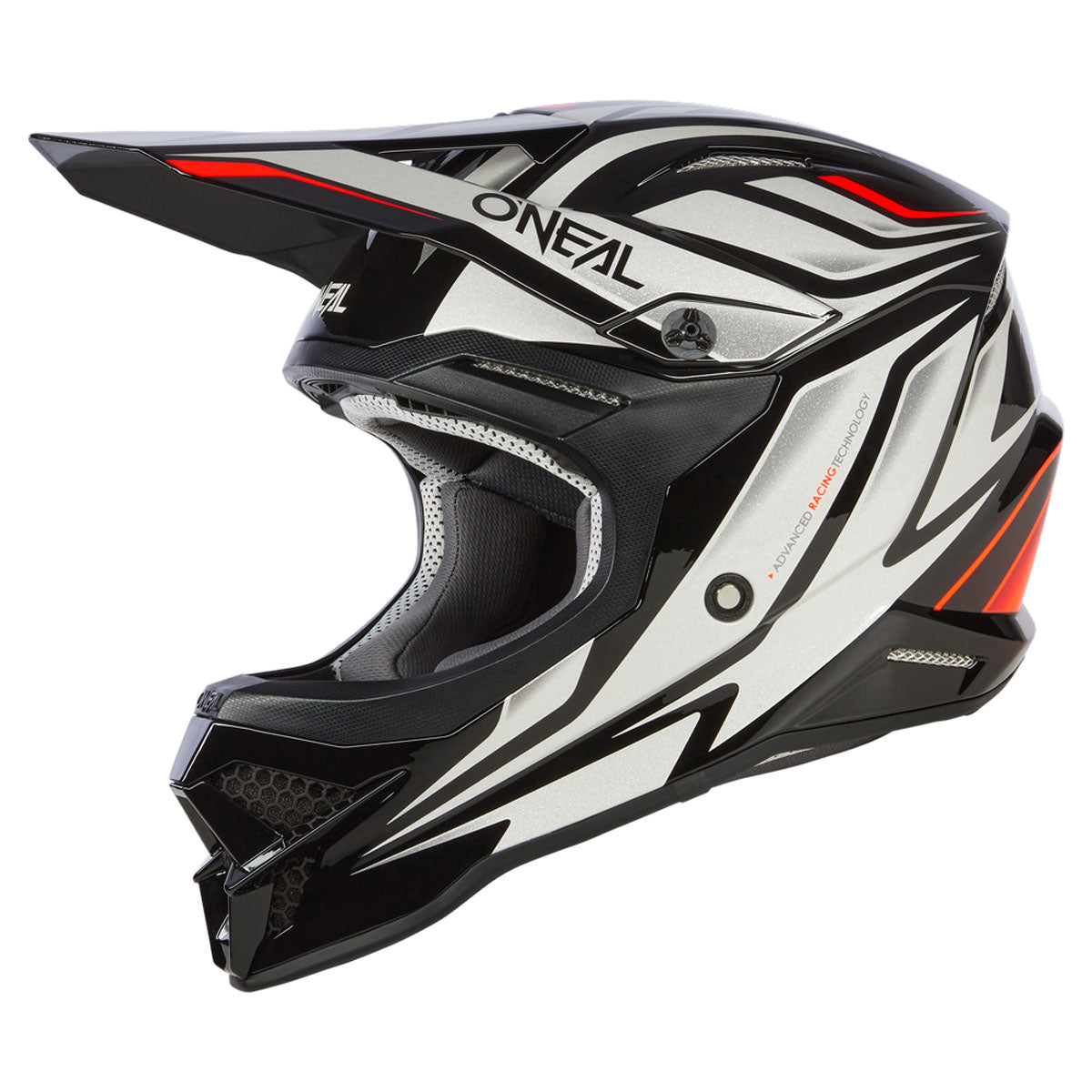 O'Neal 3 Series Helmet Vertical V.23 (CLOSEOUT) - Black/White