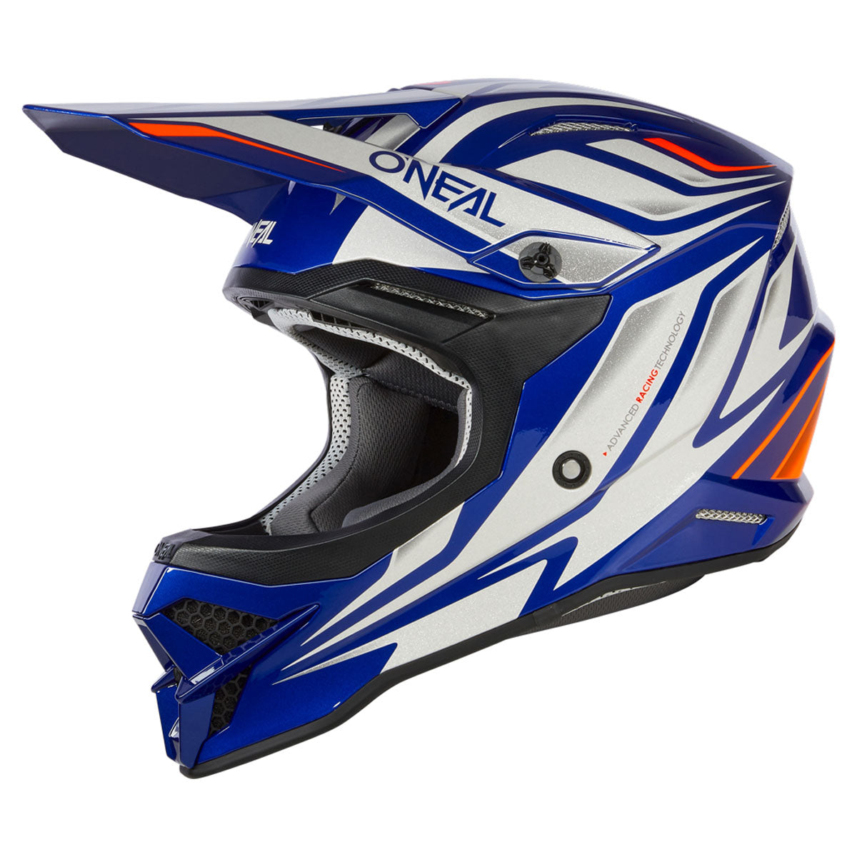 O'Neal 3 Series Helmet Vertical V.23 (CLOSEOUT) - Blue/White