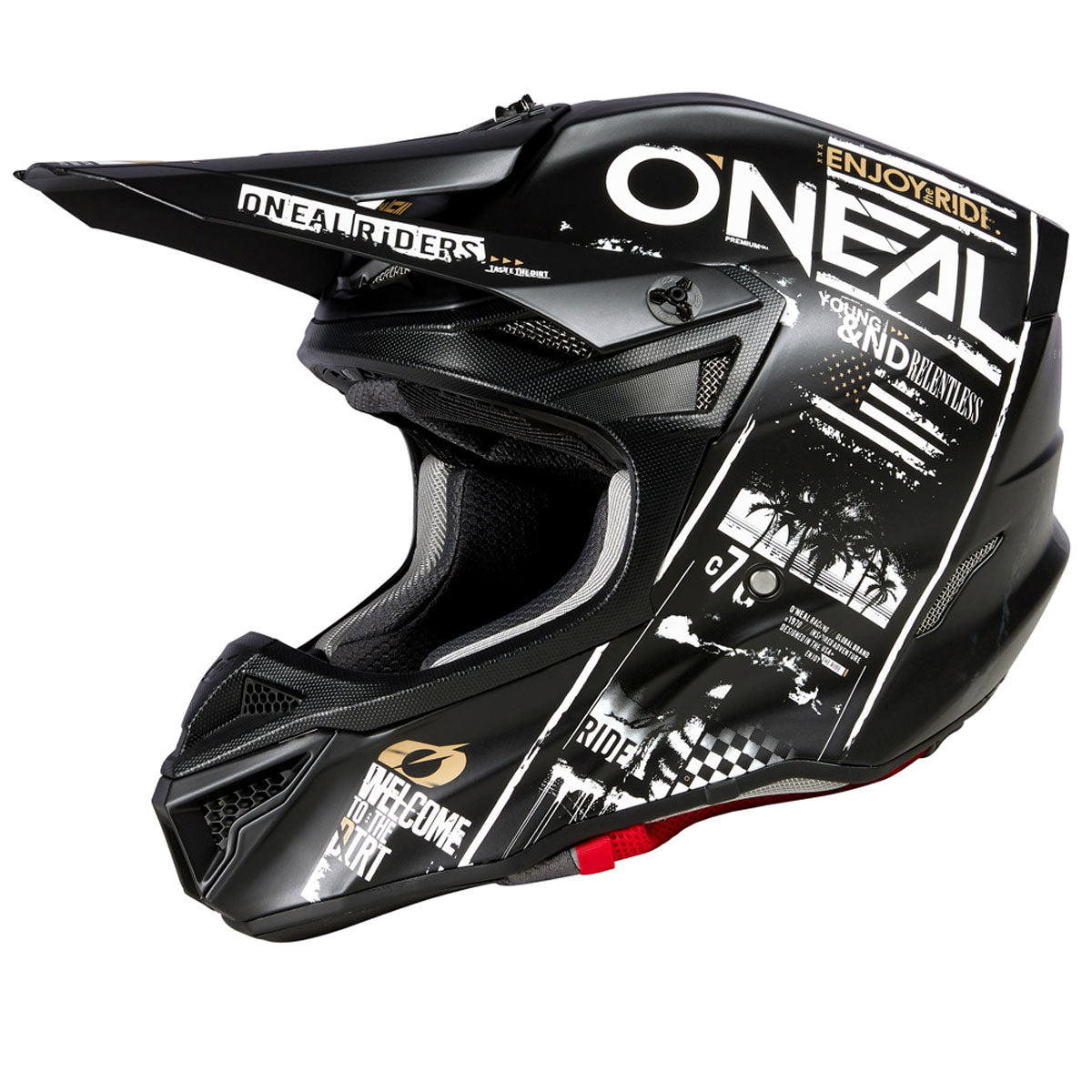 O'Neal 5 Series Helmet Attack V.23 (CLOSEOUT) - Black/White