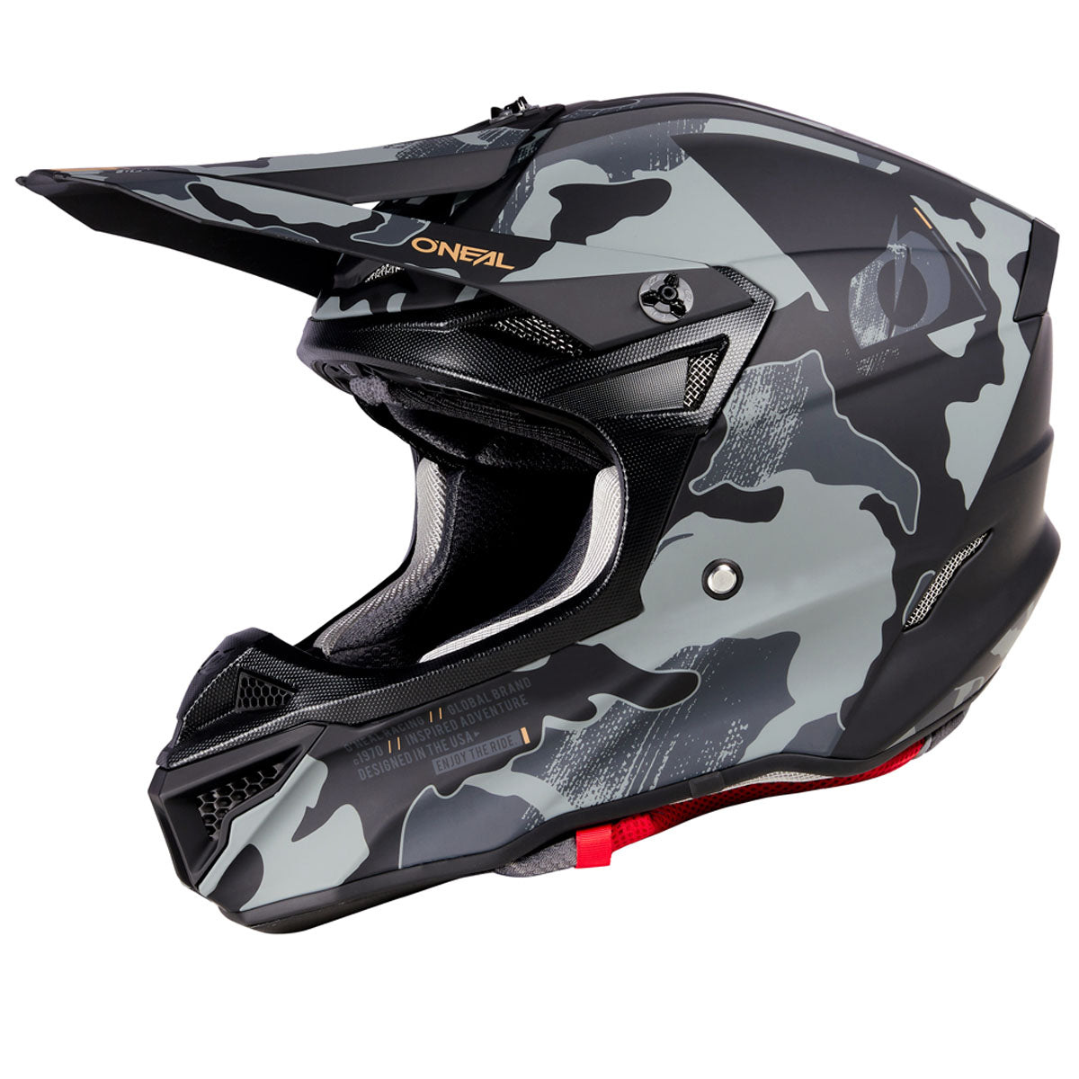 O'Neal 5 Series Helmet Camo V.23 (CLOSEOUT) - Black/Grey