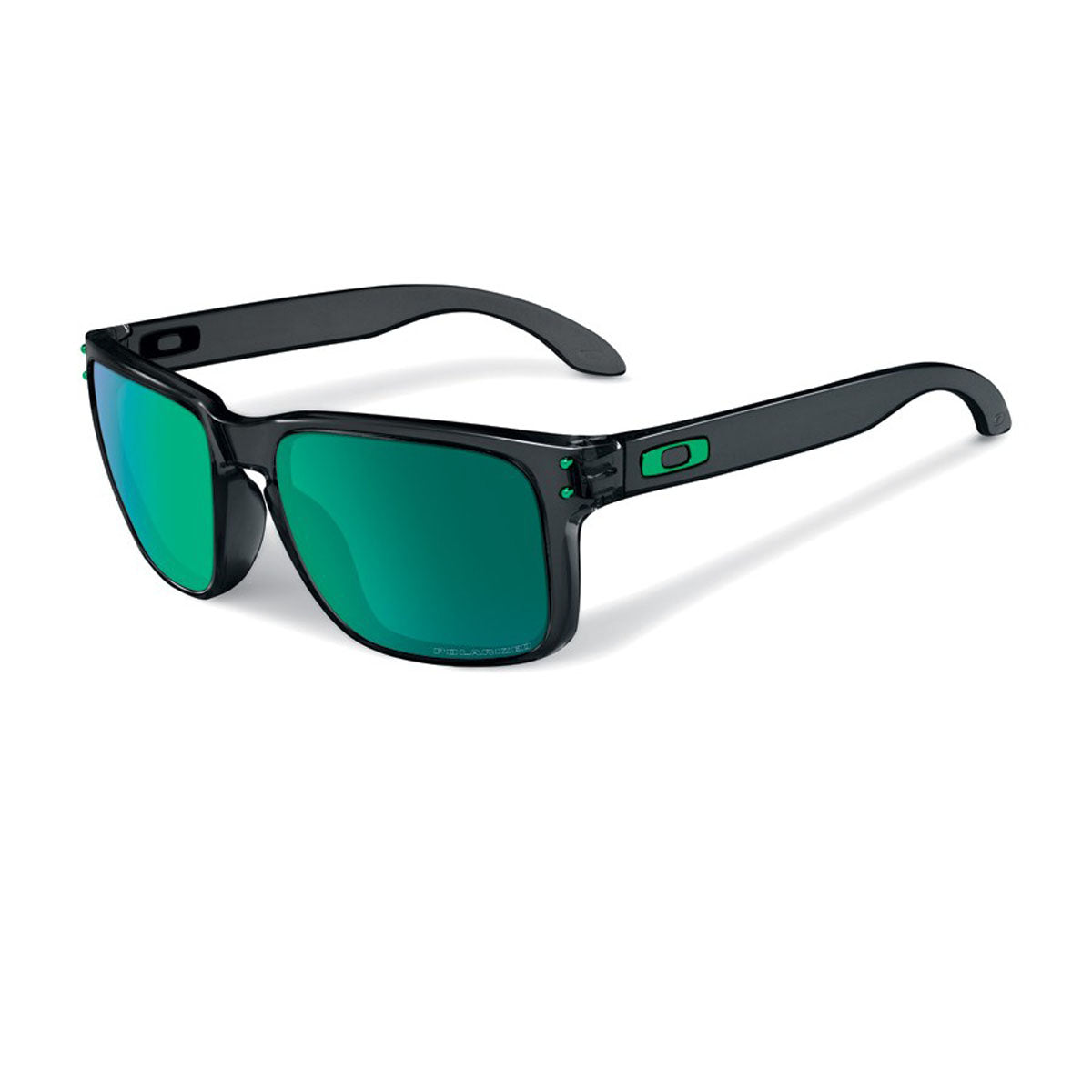 Oakley Holbrook Sunglasses - Black Ink / Jade Iridium Polarized Lens - OO9102-69 - Black Ink/Jade Iridium Polarized