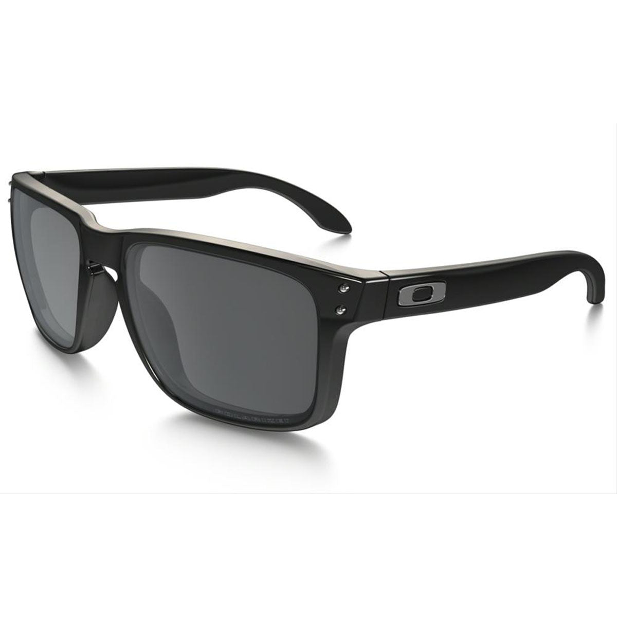 Oakley Holbrook Asian Fit Sunglasses - Polished Black / Black Iridium Polarized Lens - OO9244-02