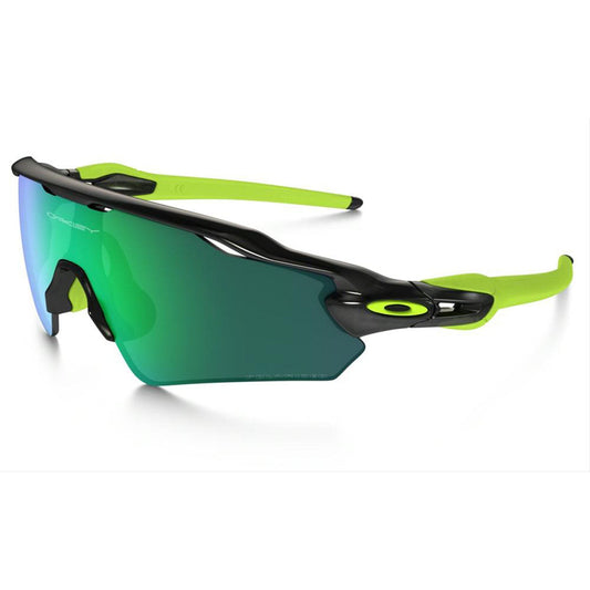 Oakley Radar EV Asian Fit Sunglasses - Black Ink / Jade Iridium Polarized Lens - OO9275-07