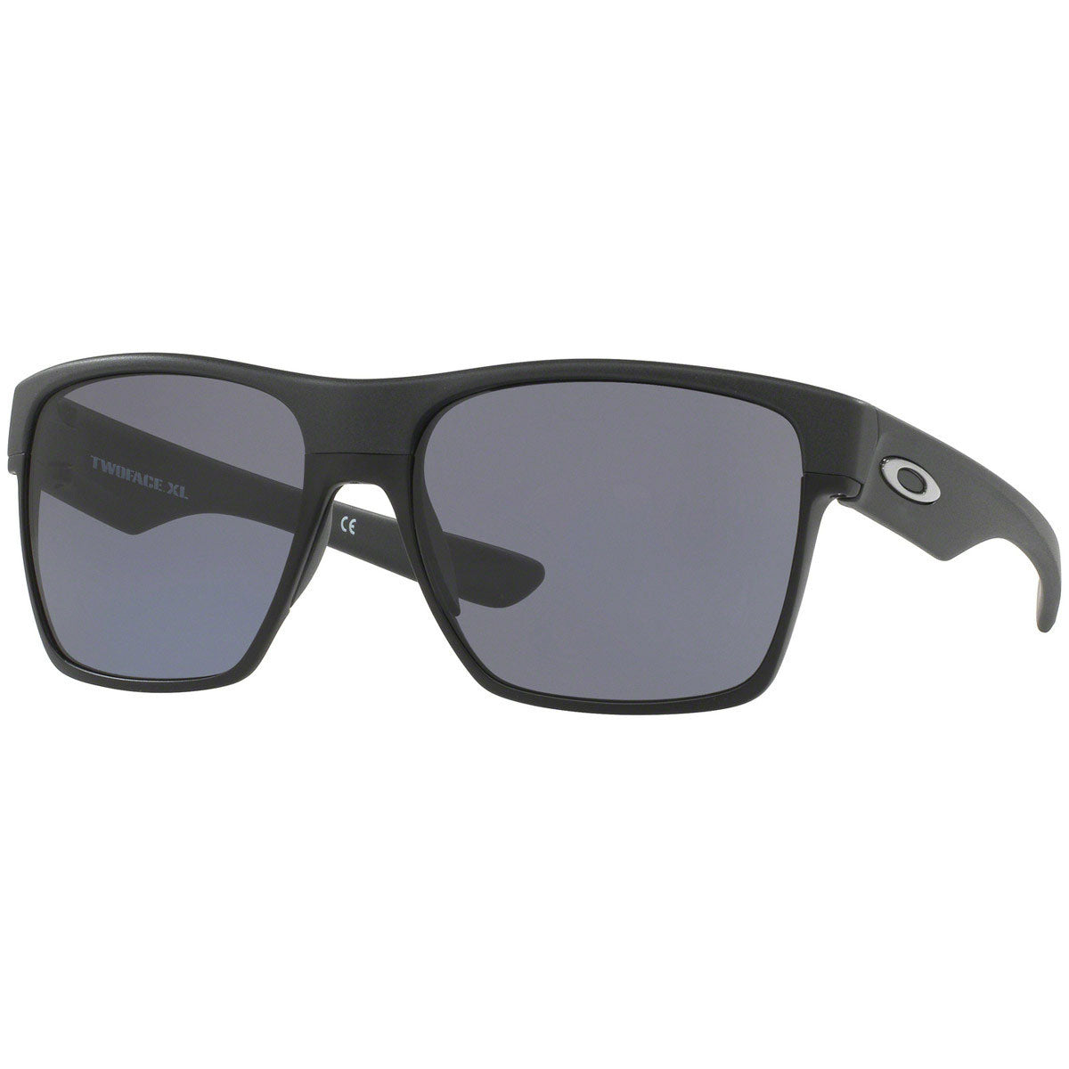 Oakley Two Face XL Sunglasses - Steel / Grey Lens - OO9350-03