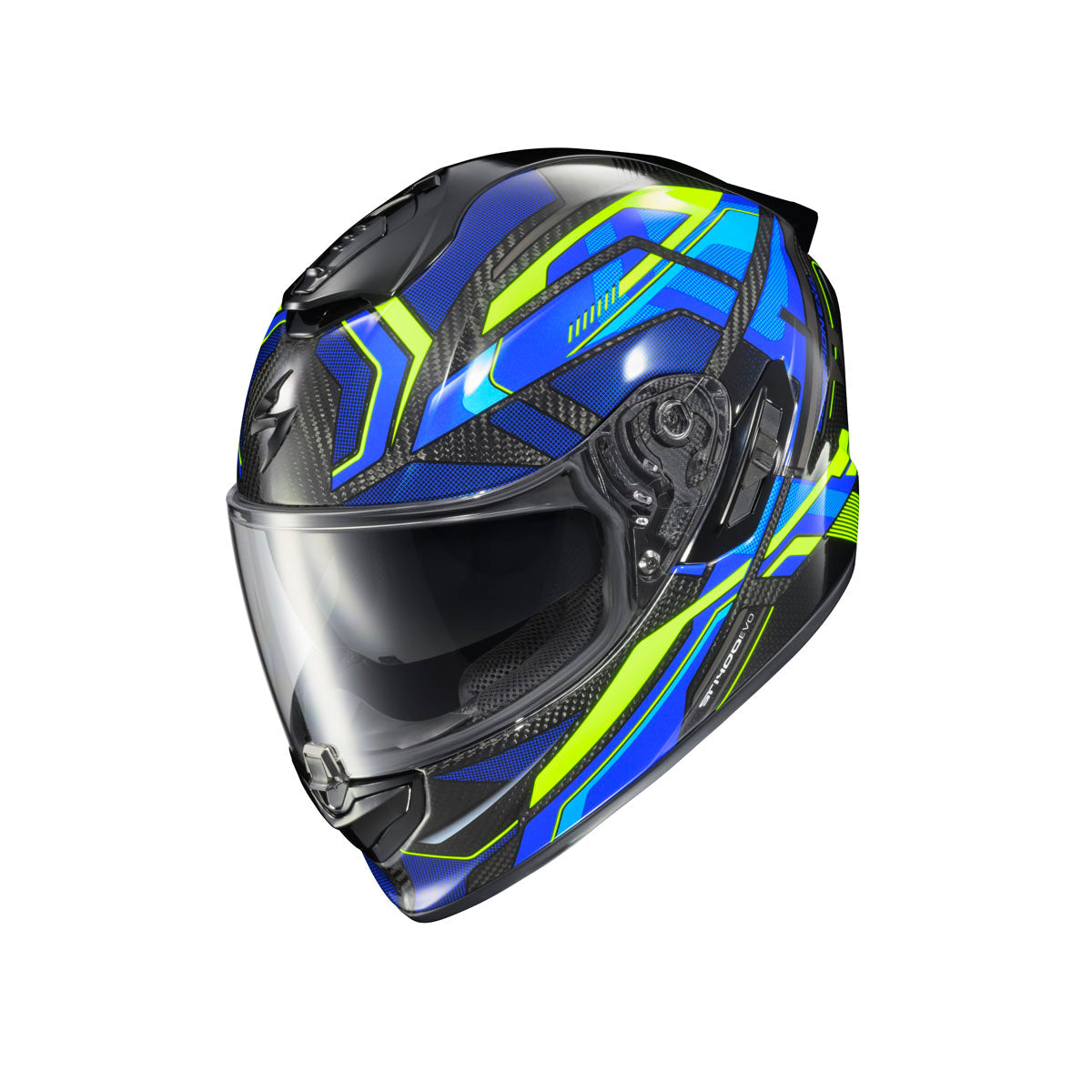 Scorpion EXO-ST1400 Evo Carbon Hex Helmet - Gloss Blue