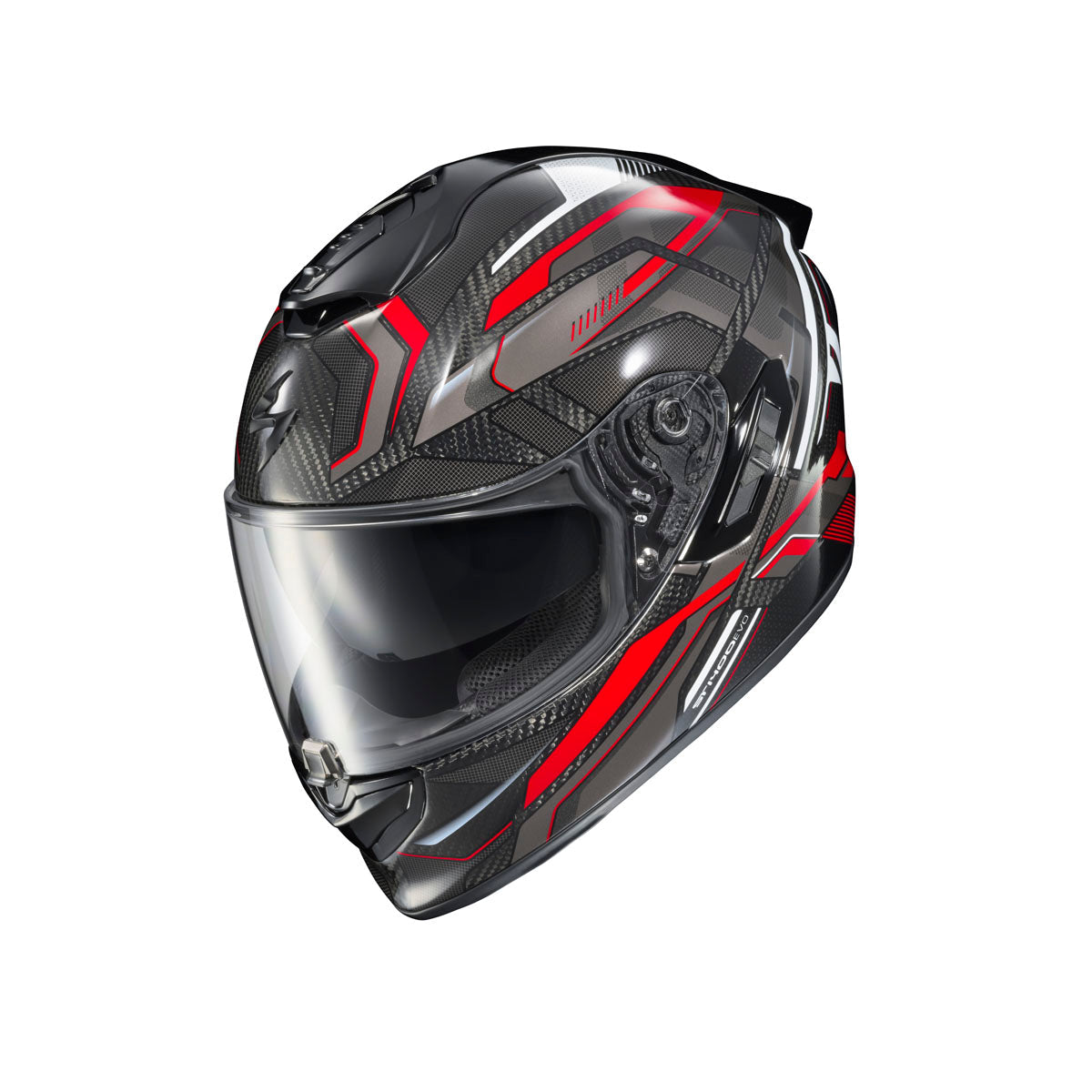 Scorpion EXO-ST1400 Evo Carbon Hex Helmet - Gloss Red