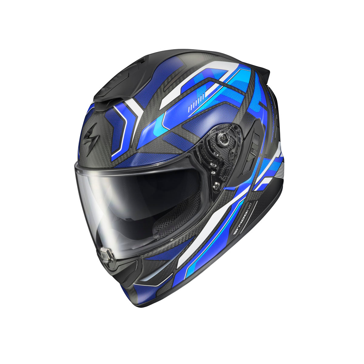 Scorpion EXO-ST1400 Evo Carbon Hex Helmet - Matte Blue