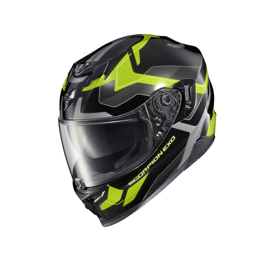 Scorpion EXO-T520 Zuse Helmet - Black/Hi-Viz