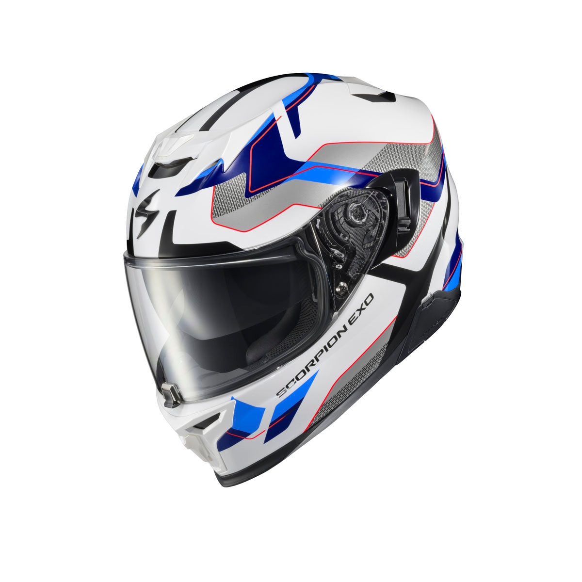 Scorpion EXO-T520 Zuse Helmet - White/Blue