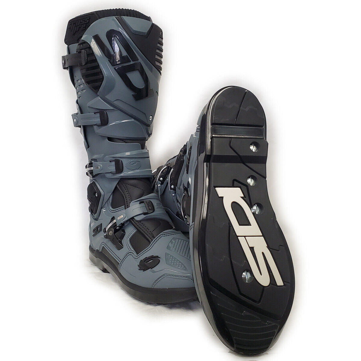 Sidi Crossfire 3 SRS Boots CLOSEOUT - LE Black/Grey/Gray