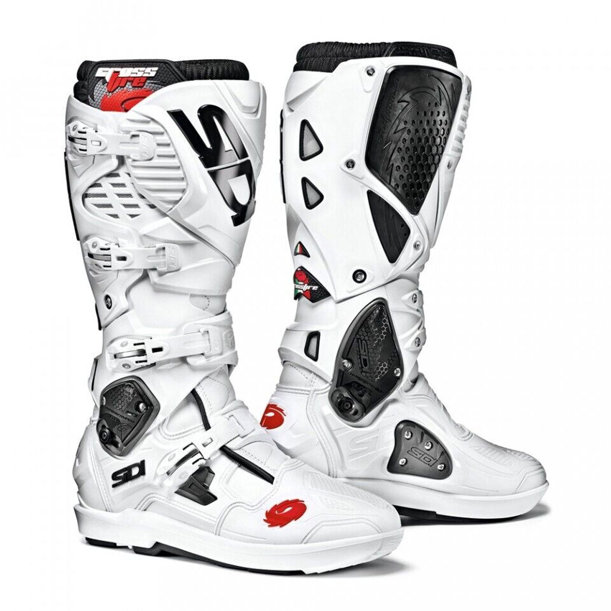 Sidi Crossfire 3 SRS Boots CLOSEOUT - White/White