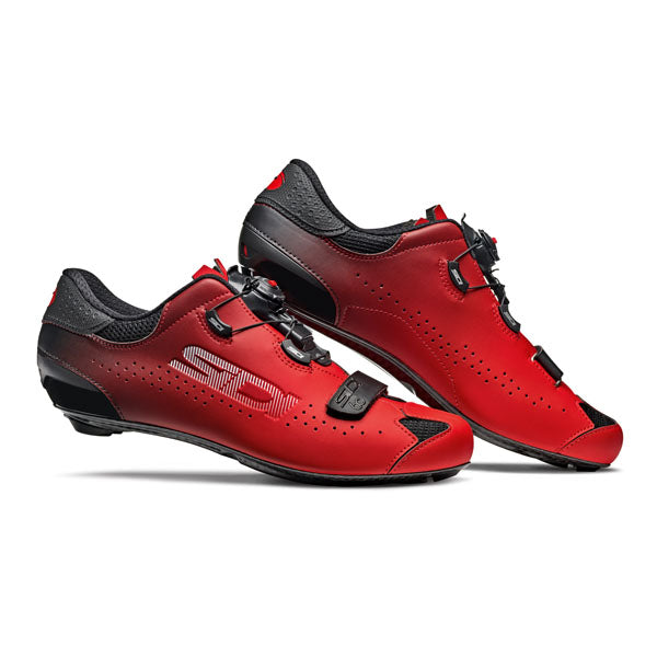 Sidi Sixty Road Bicycle Shoes CLOSEOUT - Black/Red