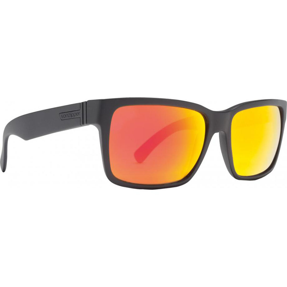 Vonzipper Elmore Sunglasses - Black Satin / Lunar Glo