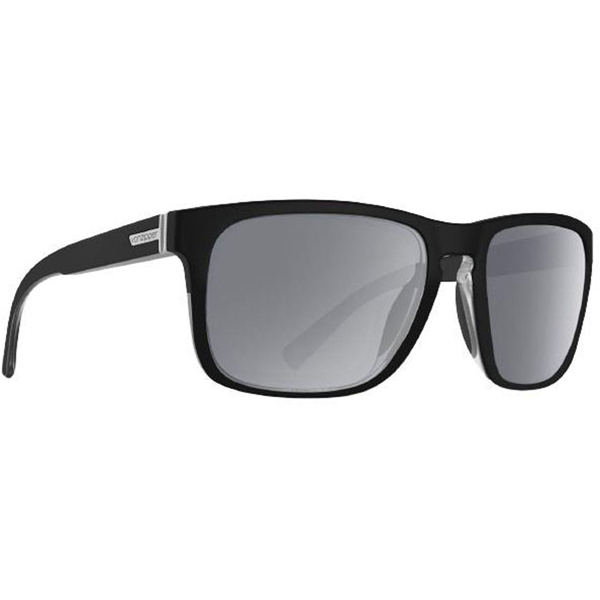 Vonzipper Lomax Sunglasses - Black Satin / Silver Chrome