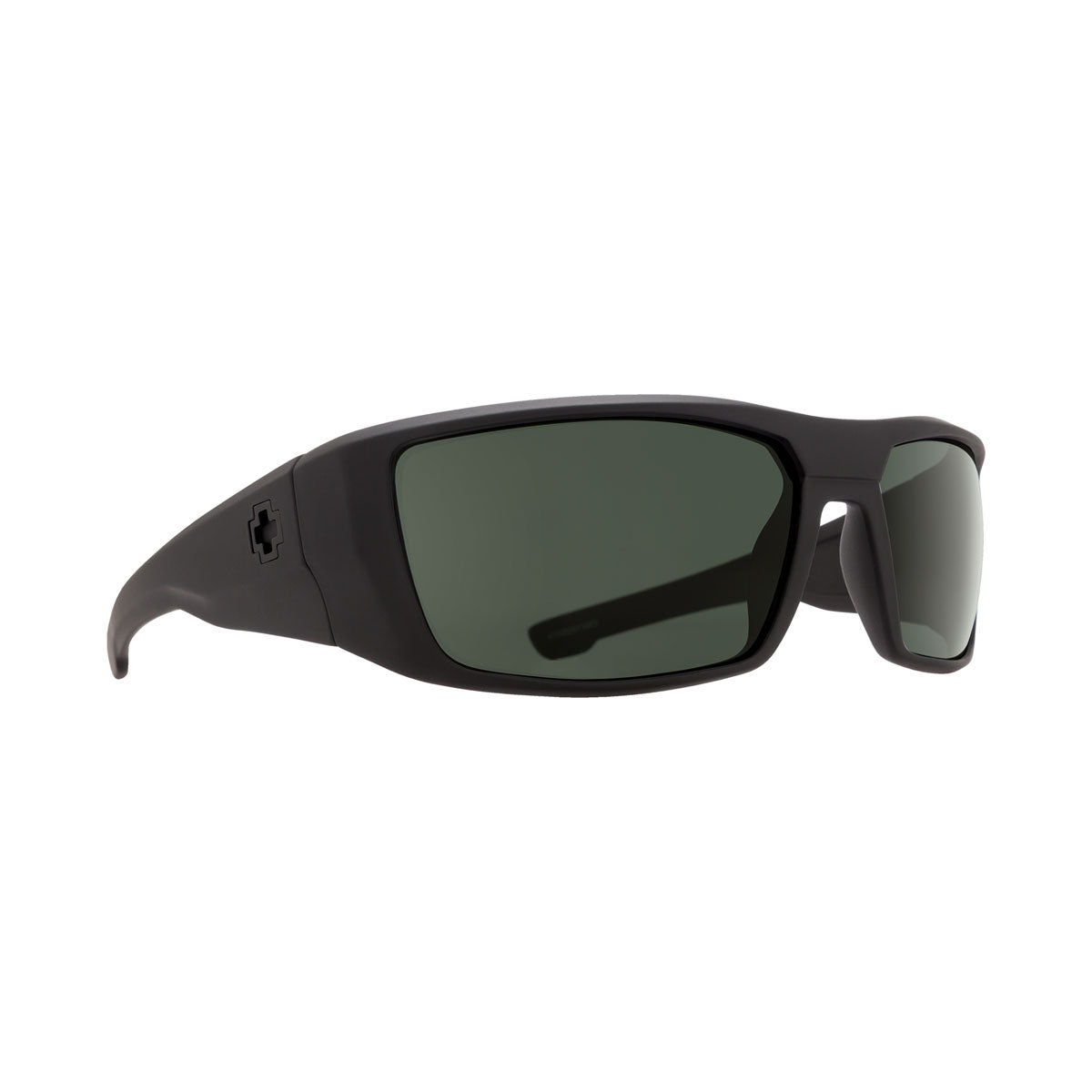 Spy Dirk Sunglasses CLOSEOUT - SOSI ANSI RX Matte Black/HD Plus Gray Green