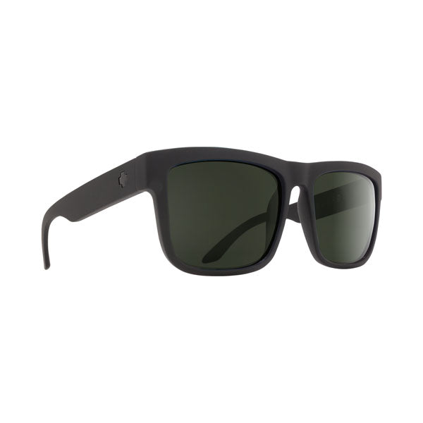 Spy Discord Sunglasses CLOSEOUT - SOSI Matte Black/HD Plus Gray Green