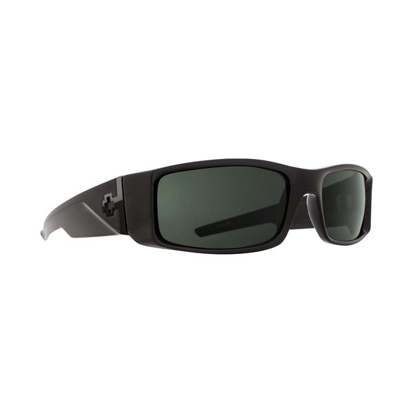 Spy Hielo Sunglasses - SOSI Black/HD Plus Gray Green