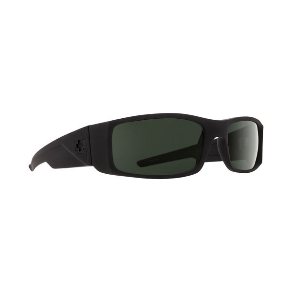 Spy Hielo Polarized Sunglasses - SOSI Matte Black/HD Plus Gray Green Polarized