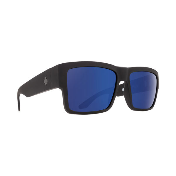 Spy Cyrus Sunglasses - Soft Matte Black/HD Plus Bronze Blue Mirror