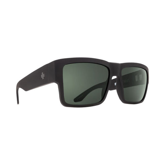 Spy Cyrus Polarized Sunglasses - Soft Matte Black/HD Plus Gray Green Polarized