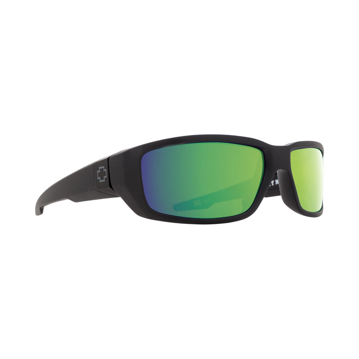 Spy Dirty Mo Sunglasses CLOSEOUT - Matte Black/Happy Bronze Polar/Green Spectra