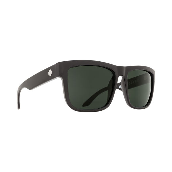 Spy Discord Sunglasses CLOSEOUT - Black/HD Plus Gray Green