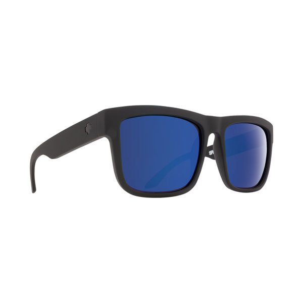 Spy Discord Polarized Sunglasses CLOSEOUT - Matte Black/HD Plus Bronze Polarized Blue Mirror