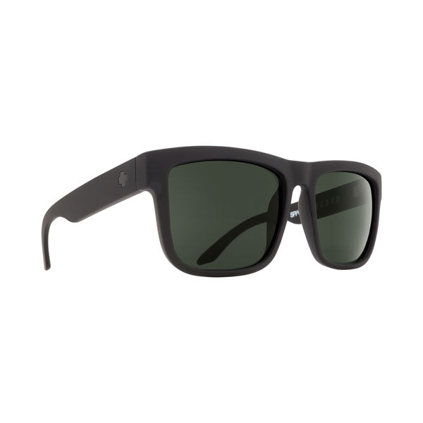 Spy Discord Polarized Sunglasses CLOSEOUT - Soft Matte Black/HD Plus Gray Green Polarized