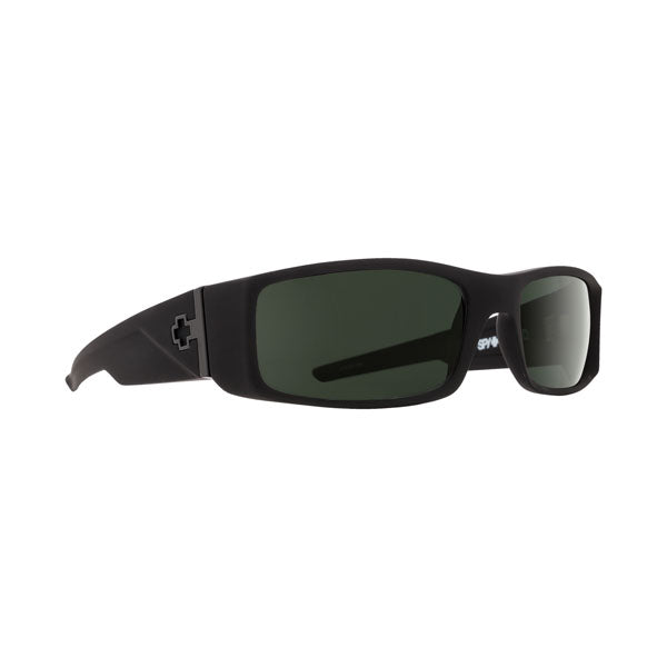 Spy Hielo Sunglasses - Soft Matte Black/HD Plus Gray Green