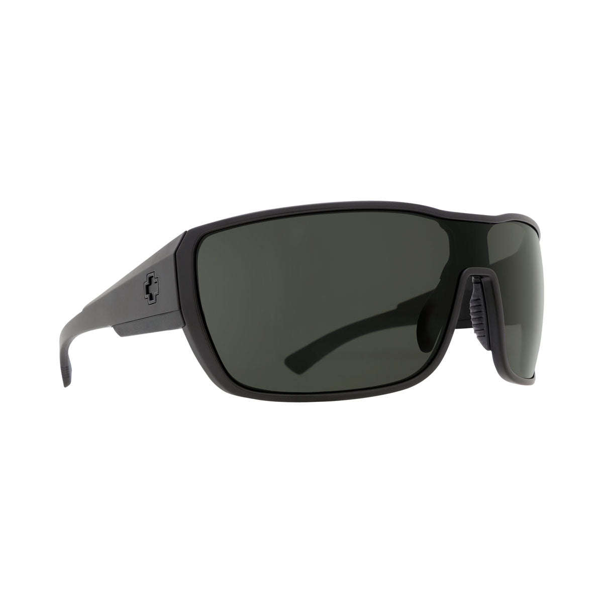 Spy Tron 2 Sunglasses CLOSEOUT - Matte Black/Happy Gray Green