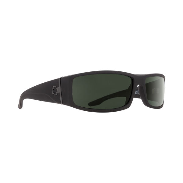 Spy Cooper Sunglasses CLOSEOUT - Soft Matte Black/HD Plus Gray Green