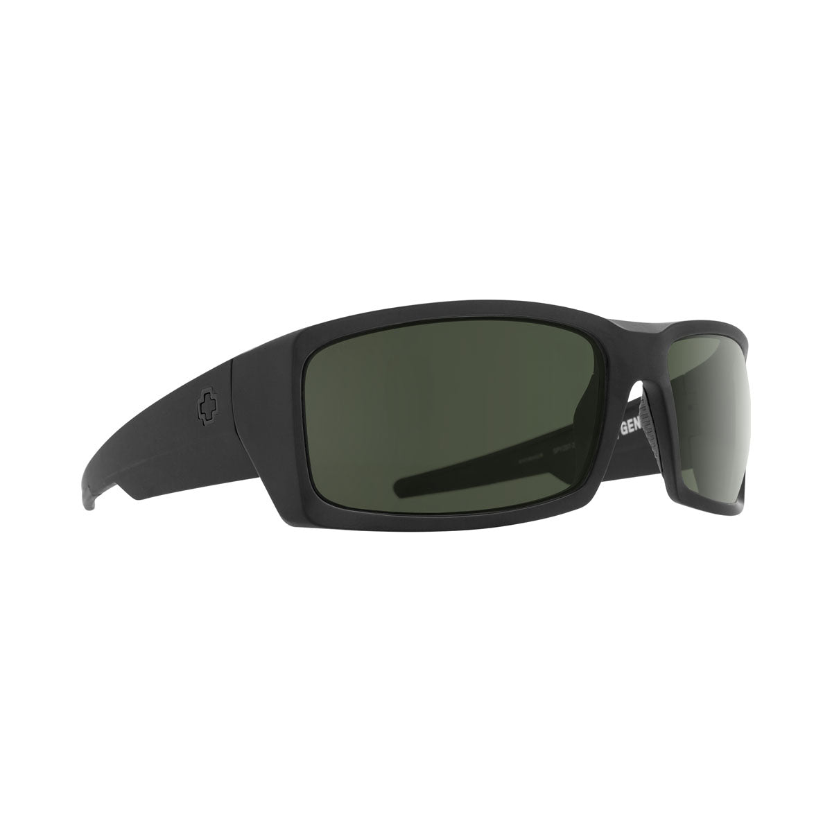 Spy General Sunglasses CLOSEOUT - Matte Black ANSI RX/HD Plus Gray Green