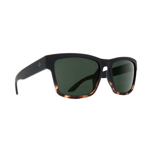 Spy Haight 2 Sunglasses CLOSEOUT - Soft Matte Black/Tort Fade/Happy Gray Green