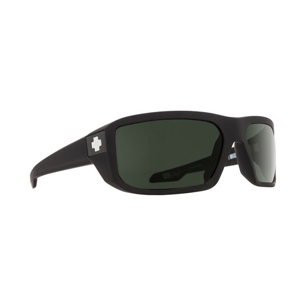 Spy Mccoy Sunglasses CLOSEOUT - Soft Matte Black/HD Plus Gray Green