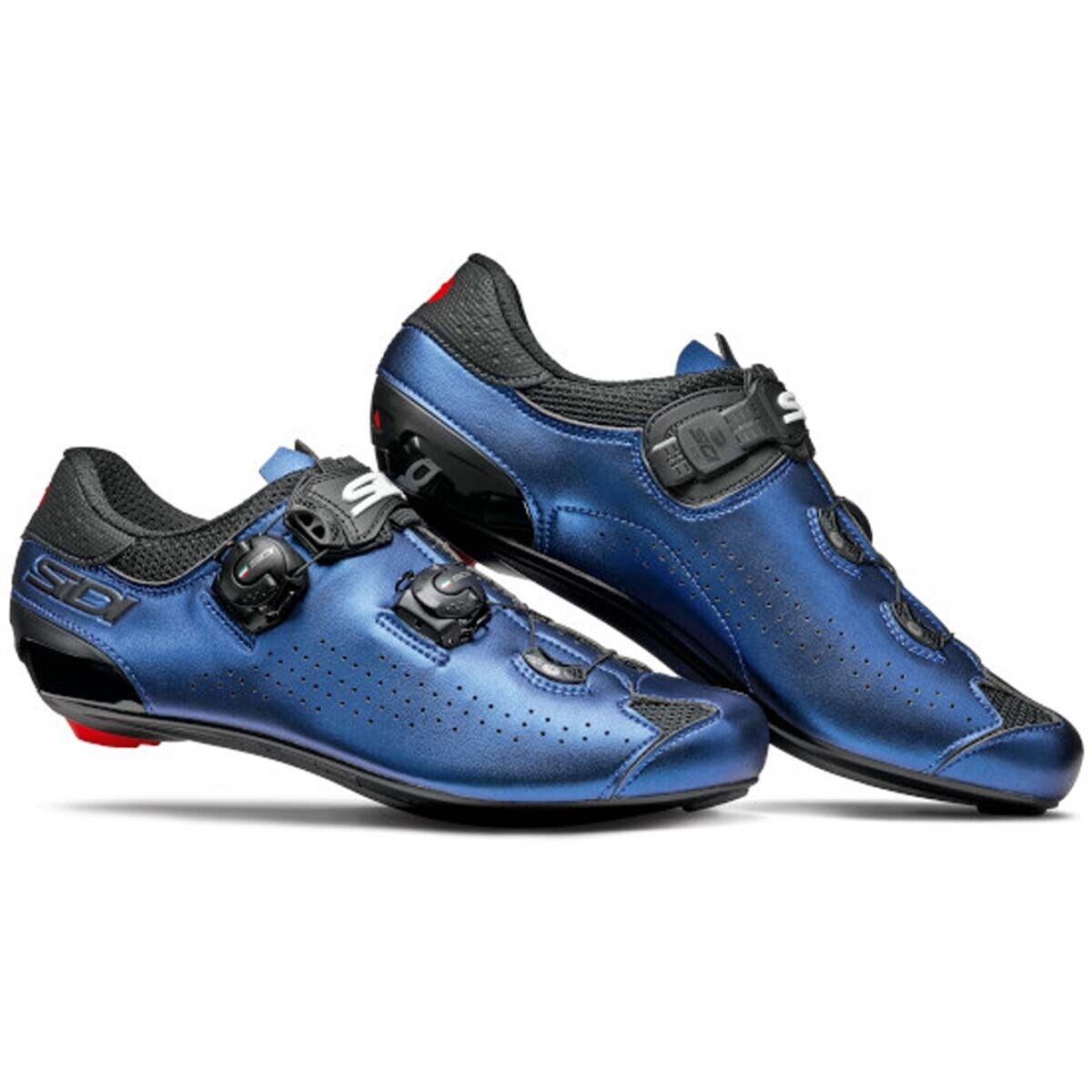 Sidi Genius 10 Road Bicycle Shoes CLOSEOUT - Iridescent Blue