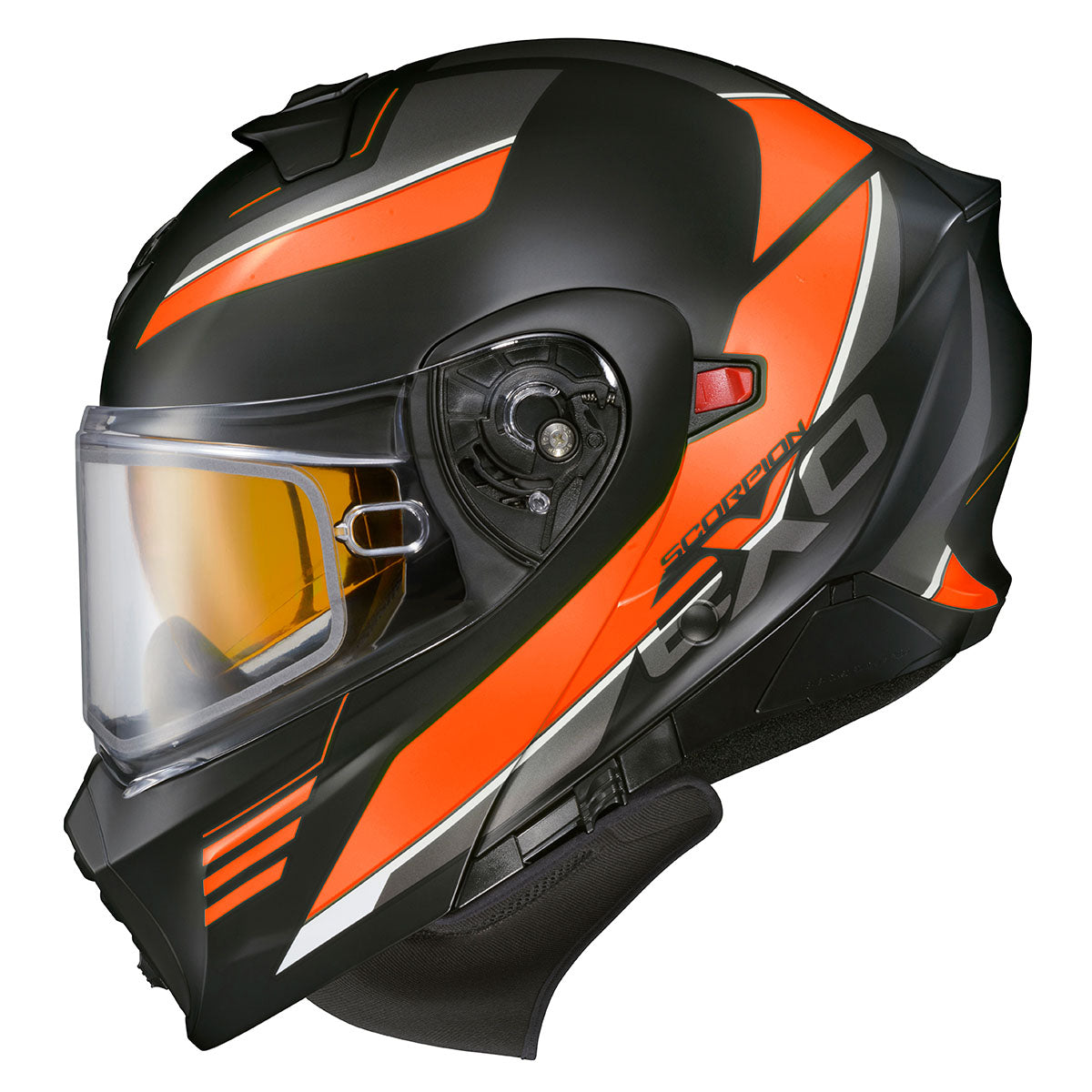 Scorpion EXO-GT930 Cold Weather Snow Helmet - Dual Pane Shield - Modulus Orange