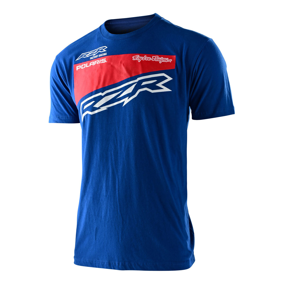 Troy Lee Designs Polaris Short Sleeve Tee CLOSEOUT - Blue / Red 