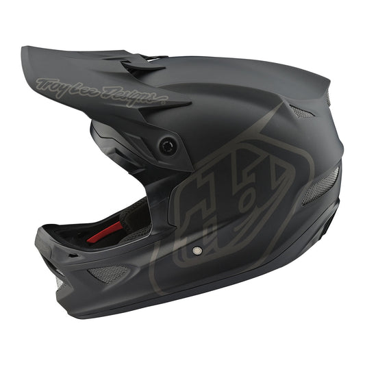 Troy Lee Designs D3 Fiberlite Helmet - Mono Black