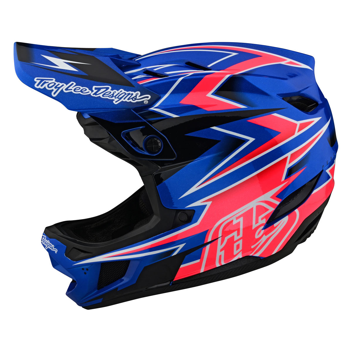 Troy Lee Designs D4 Composite Helmet - Volt Blue