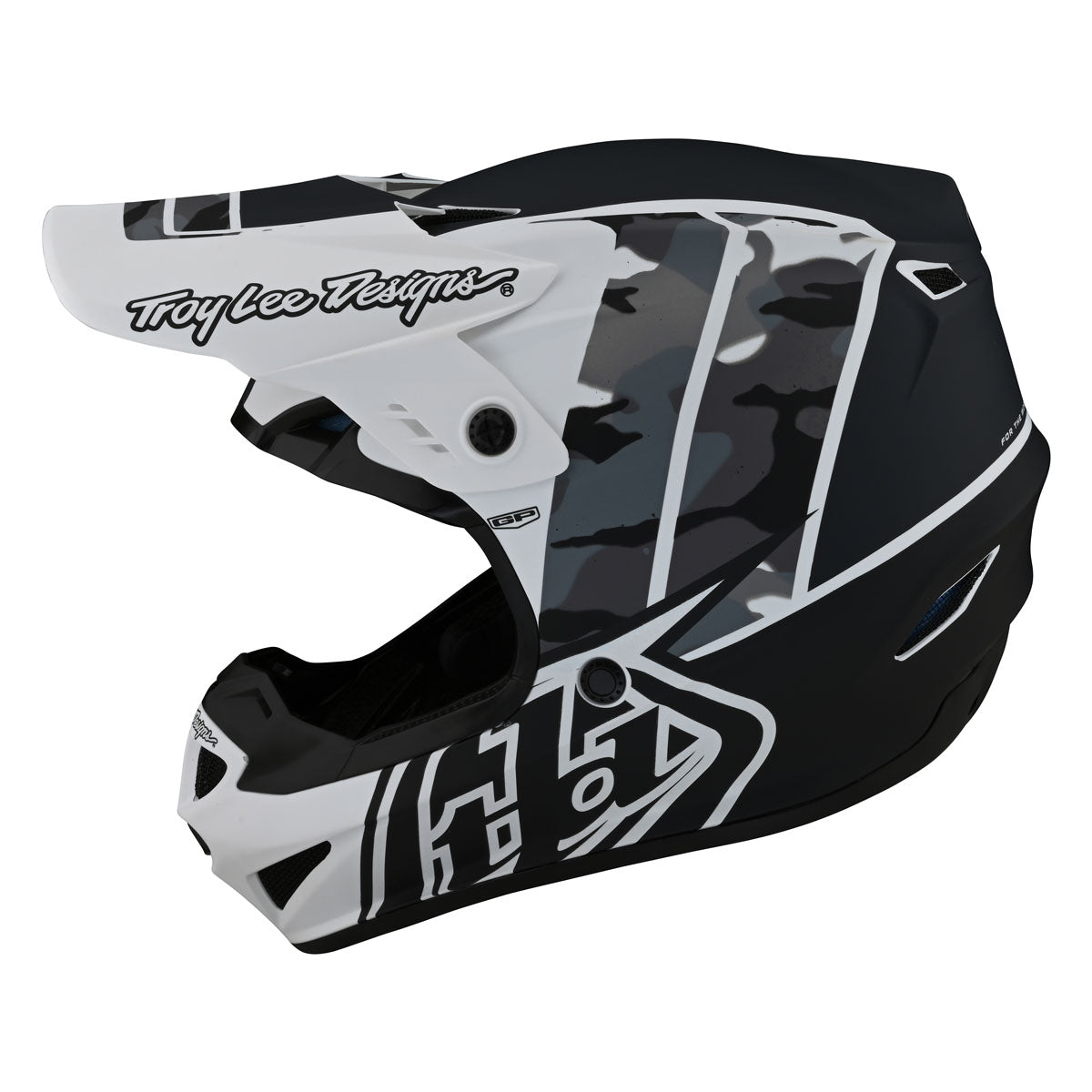 Troy Lee Designs GP Helmet - Nova CLOSEOUT - Camo White