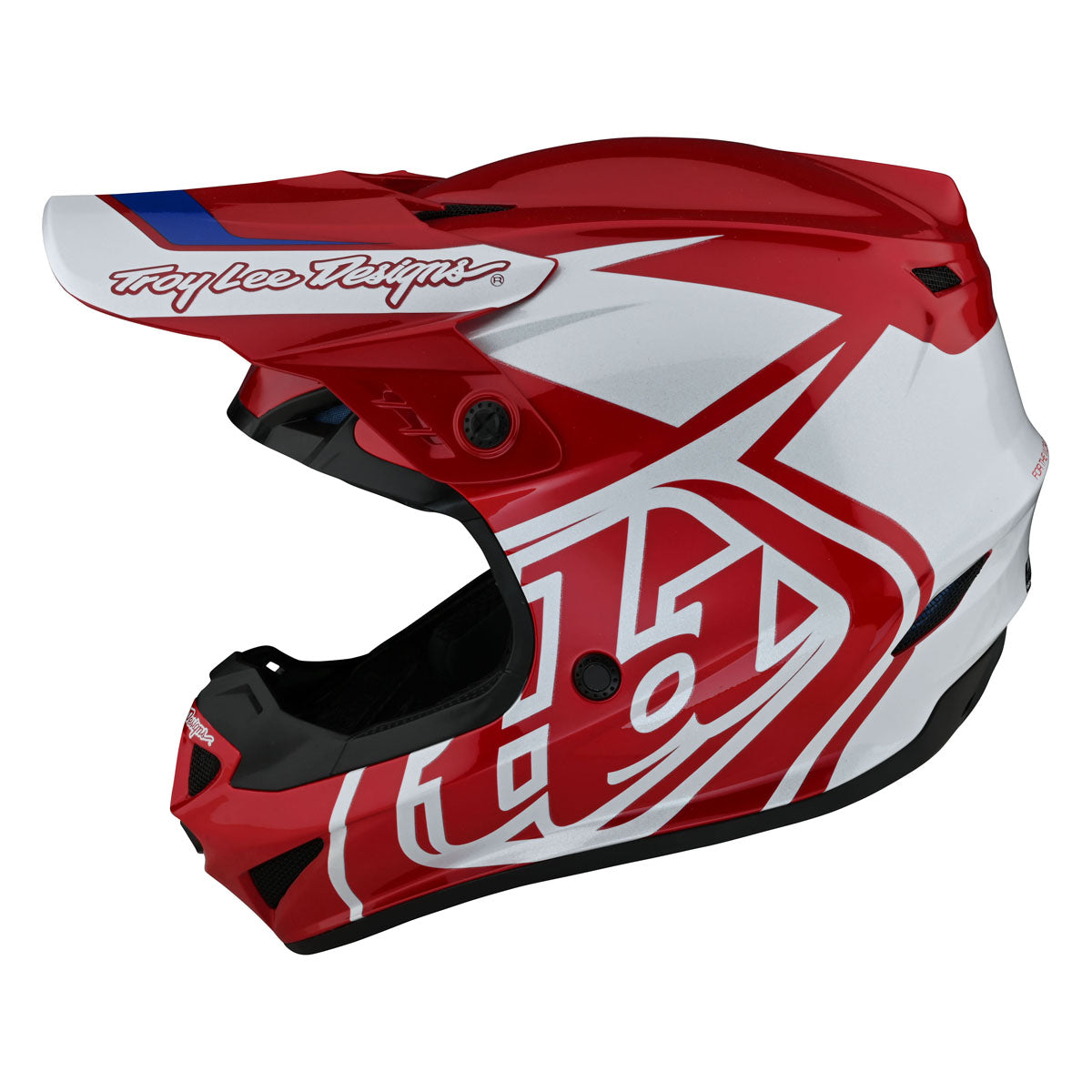 Troy Lee Designs GP Helmet - Overload - Red/White