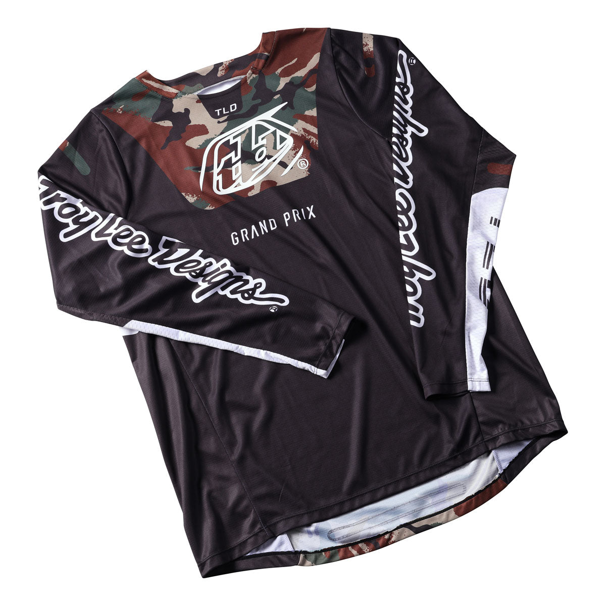 Troy Lee Designs GP Pro Jersey - Blends Camo - Black / Green