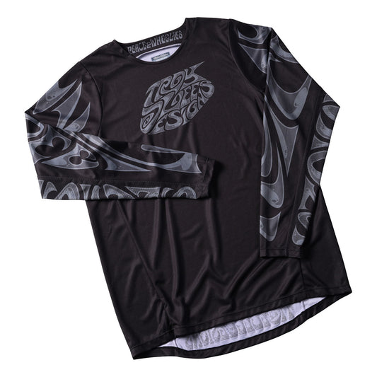 Troy Lee Designs GP Pro Jersey - Hazy Friday - Gray / Charcoal