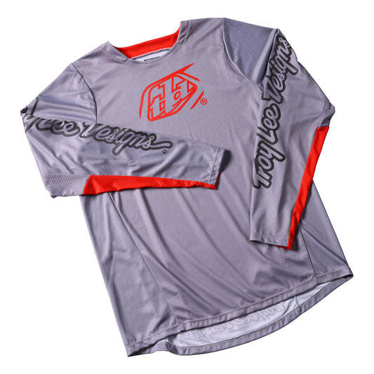 Troy Lee Designs GP Pro Jersey - Icon CLOSEOUT - Dark Gray / Burnt Orange