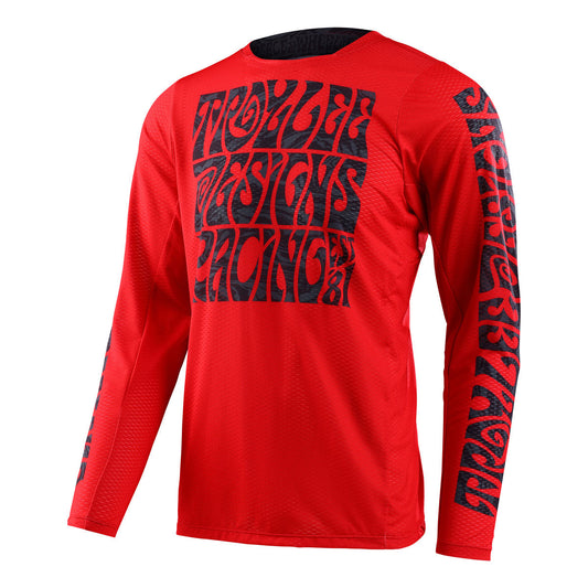 Troy Lee Designs GP Pro Air Jersey - Manic Monday - Deep Red