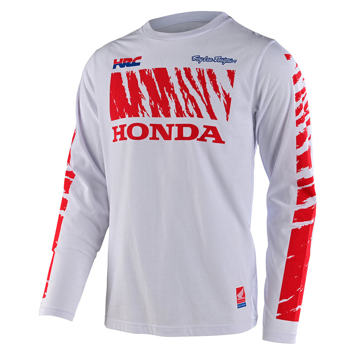 Troy Lee Designs CR 250 Long Sleeve Tee CLOSEOUT - White 