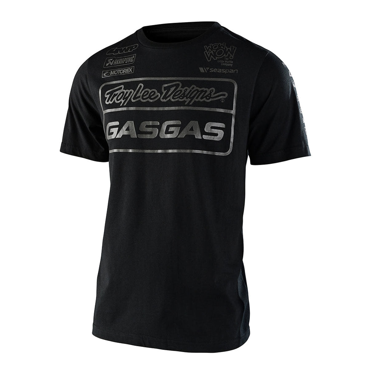 Troy Lee Designs Gasgas Team Short Sleeve Tee CLOSEOUT - Black Reflective 