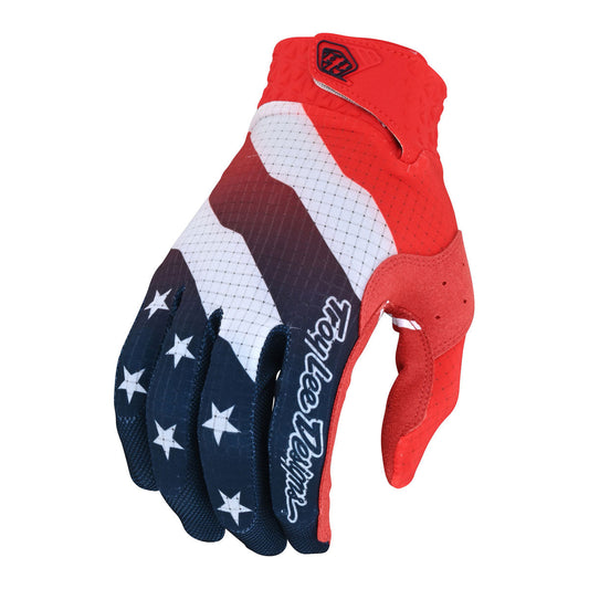 Troy Lee Designs Air Gloves - Stripes & Stars - Red